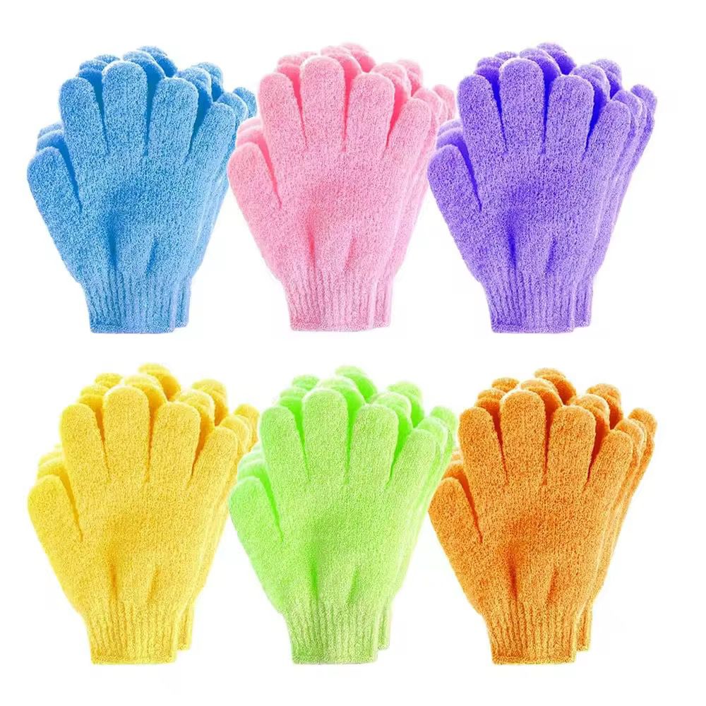 Exfoliating Bath Gloves – Deep Cleansing Body Scrub Mitts for Smooth Skin (1 Pair)